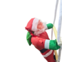 3 Piece Santa On A Rope And Plastic Ladder 22cm 2