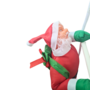 3 Piece Santa On A Rope And Plastic Ladder 30cm 2