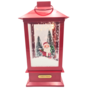 Battery Operated Christmas Lantern Santa 17 X 17 X 33cm