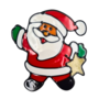 Christmas Window Stickers Santa With Star 14 X 155cm