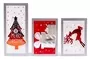 Christmas 3d Money Holder Gift Cards With Envelopes Red And Silver With Tree Design Pack Of 3
