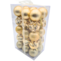 6cm Baubels Gold 30 Pieces