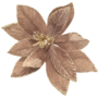 Poinsettia Pick Rustic Mauve 28 X 20cm