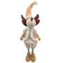 Reindeer With Extendable Legs Beige 67cm