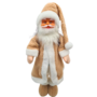 Father Christmas With Extendable Legs Beige 55cm