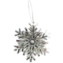 Snowflake Ornament Silver 10 X 9 X 55cm