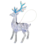 Acrylic Reindeer With Pearl Glitter Antlers 145 X 8cm