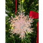 Snowflake Ornament Pearl 10 X 9 X 55cm 2