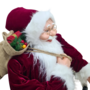 Father Christmas Red Velvet 120cm 3