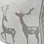 Pillow Case Reindeer Silver 45 X 45cm 2