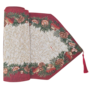 Christmas Table Runners Pine Cone And Greenary 33cm X 18m 2