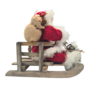 Father Christmas Sitting On Sleigh 27 X 15 X 25cm 2