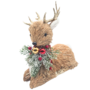 Natural Fibre Reindeer 20 X 9 X 25cm