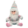 Father Christmas Pink And Mint Green 40cm
