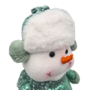 Snowman Green 34cm 2