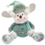 Snowman Dressed As A Reindeer Mint Green 47cm
