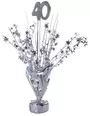 Silver Age 40 Balloon Weight For Helium Filled Balloons Birthday Party Anniversary Decoration
