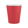 Paper Cups Plain Red Pack Of 10