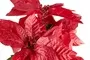 50cm Poinsettia Bush Red X5 Stems 2