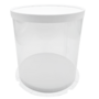 Pvc Round Gift Box White 22 X 22 X 24cm 2