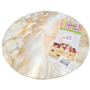 30cm Mdf Cake Board White Marble Round 3mm Thick 2