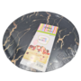 30cm Mdf Cake Board Black Marble Round 3mm Thick 2