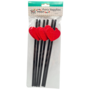 Paper Straws Hearts 6 Pieces