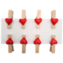 Small Heart On Peg 35cm 8 Pieces 2