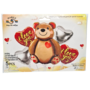 Foil Balloon Bouquet Brown Bear 5 Pieces