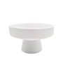 Compote On Foot Pot Ceramic White162 X 95cm