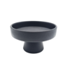 Compote On Foot Pot Ceramic Black162 X 95cm