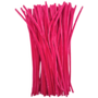 Chenille Stems Cerise 100 Pieces