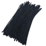 Chenille Stems Black 100 Pieces 2