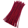 Chenille Stems Metallic Red 100 Pieces 2