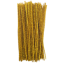 Chenille Stems Metallic Gold 100 Pieces
