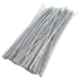 Chenille Stems Metallic Silver 100 Pieces 2