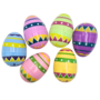 Easter Eggs Plastic 8 X 55cm 6 Pieces