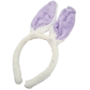 Bunny Ears Alice Band Purple And White 28 X 13cm 2