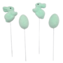 Easter Bunny And Egg Green 65cm 4 Pieces