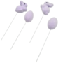 Easter Bunny And Egg Purple 65cm 4 Pieces 2