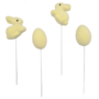 Easter Bunny And Egg Yellow 65cm 4 Pieces