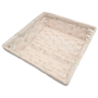 Square Bamboo Tray White Washed 20cm 3