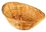 Oval 25cm Handmade Bamboo Deep Fruit Snack Food Gift Basket Natural Colour B55