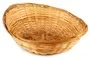 Oval 28cm Handmade Bamboo Deep Fruit Snack Food Gift Basket Natural Colour B56