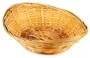 Oval 30cm Handmade Bamboo Deep Fruit Snack Food Gift Basket Natural Colour B57