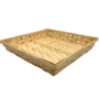 Square Bamboo Tray Natural 35 X 35 X 5cm