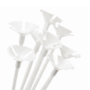 Balloon Sticks White X10 Party Balloon Holders For Decorations Displays