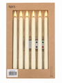Battery Operated Dinner Candles With Remote 6 Pieces