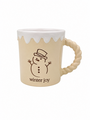 300ml Winter Joy Snowman Christmas Mug Festive Ceramic Coffee Cup