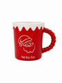 300ml Red Santa Christmas Mug Festive Ceramic Coffee Cup